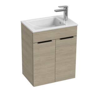 Koupelnová skříňka s umyvadlem Jika Cube 50x43x62,2 cm jasan H4536411765141