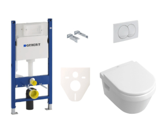 Cenově zvýhodněný závěsný WC set Geberit  + WC Villeroy & Boch Omnia Architectura SIKOGES5B0
