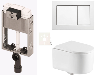 Závěsný wc set k zazdění  SAT SIKOTZTOR72B