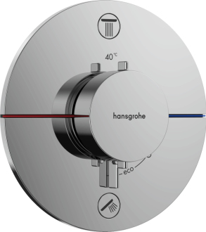 Vanová baterie Hansgrohe ShowerSelect Comfort S bez podomítkového tělesa chrom 15554000