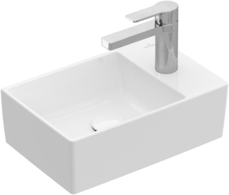Villeroy & Boch Memento 2.0 umyvadlo 400 x 260 x 111 mm, bílé Alpin, bez přepadu, leštěné 43234G01