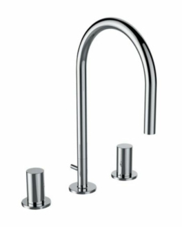 Umyvadlová baterie Laufen KARTELL BY LAUFEN bez výpusti chrom H3123330042201