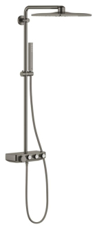Sprchový systém Grohe Euphoria SmartControl na stěnu s termostatickou baterií kartáčovaný Hard Graphite 26508AL0