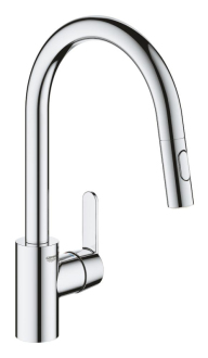 Dřezová baterie Grohe Get s vytahovací sprškou, 2 proudy chrom 31484001