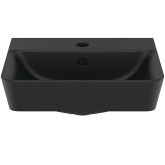 Umývátko Ideal Standard Connect Air 40x34 cm černá otvor pro baterii vpravo E0307V3