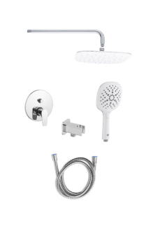 Sprchový systém SAT Project včetně podomítkového tělesa chrom SATBPSETPRO3