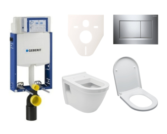 Cenově zvýhodněný závěsný WC set Geberit k zazdění + WC Vitra Integra vč. sedátka SIKOGE2V6