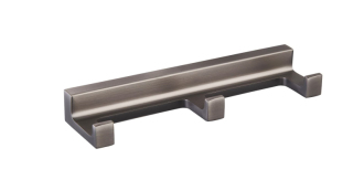 RAV Slezák NIL - Koupelnový doplněk Věšáček trojitý, Metal Grey NLA0105MG