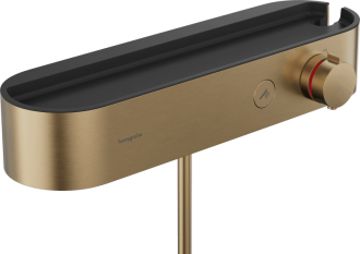 Sprchová baterie Hansgrohe ShowerTablet Select s poličkou 150 mm kartáčovaný bronz 24360140