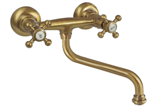 Umyvadlová baterie Paffoni Belinda s otočným raménkem 150 mm bronz FBLV161BR