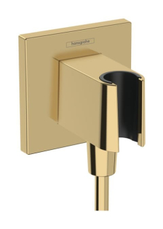 Podomítkový vývod Hansgrohe FixFit E na stěnu leštěný vzhled zlata 26889990