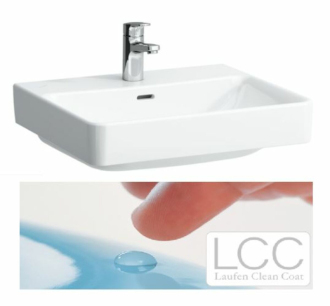 Umyvadlo Laufen Pro S 55x46,5 cm otvor pro baterii uprostřed H8109624001041