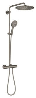 Sprchový systém Grohe Rainshower s termostatickou baterií kartáčovaný Hard Graphite 26836AL0