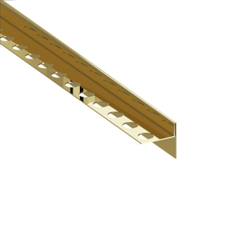 Spádový profil Eviso pravý zlatá lesklá, ve tvaru T 120 cm nerez LSGM0001