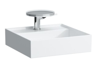 Umývátko Laufen Kartell By Laufen 46x46 cm otvor pro baterii, bez přepadu H8153310001111