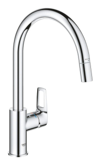 Dřezová baterie Grohe Start Loop s vytahovací sprškou chrom 30556000