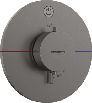Sprchová baterie Hansgrohe ShowerSelect Comfort S bez podomítkového tělesa kartáčovaný černý chrom 15553340