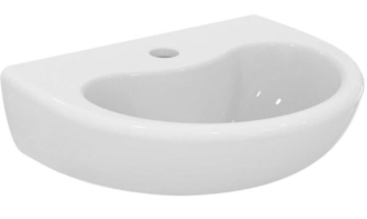 Umývátko Ideal Standard Contour 21 40x33 cm otvor pro baterii uprostřed S263901