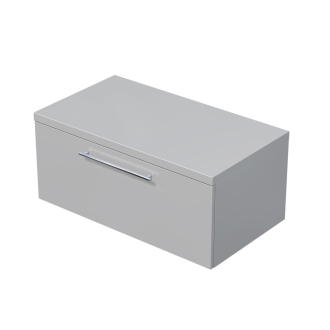 Koupelnová skříňka pod umyvadlo na desku Naturel Ratio 90x39,6x50 cm šedá lesk ND901Z36.A2736