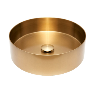 Umyvadlo Aurum Brushed Gold 38x38x11cm SATAUR3838BG
