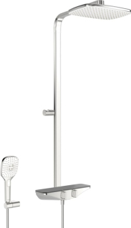 Sprchový systém Hansa EMOTION s termostatickou baterií šedá/chrom 5865017184