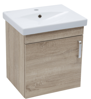 Koupelnová skříňka s umyvadlem Naturel Vario Dekor 50x51x40 cm dub bardolíno mat VARIO250DBDB