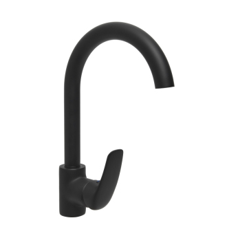 S-LINE SIKOBSLPRO280C dřezová baterie s vysokým ramínkem černá