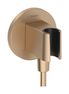 Podomítkový vývod Hansgrohe FixFit S se zpětným ventilem kartáčovaný bronz 26888140