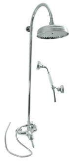 Sprchová baterie RAV SLEZÁK Labe se sprchovým setem 150 mm chrom L581.5/3