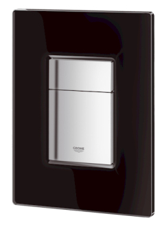 Ovládací tlačítko Grohe Skate Cosmopolitan sklo velvet black 38845KS0