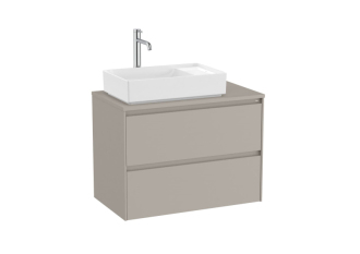 Koupelnová skříňka pod umyvadlo Roca Ona 79,4x58,3x45,7 cm písková mat ONADESK802ZPML