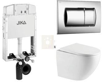 Závěsný wc set k zazdění  SAT SIKOJZREX67CR