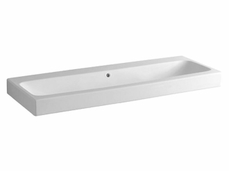 Geberit Icon Umyvadlo 120 x 48,5 cm, bez otvoru pro baterii 124025000