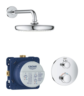 Sprchový systém Grohe Grohtherm včetně podomítkového tělesa chrom 34726000