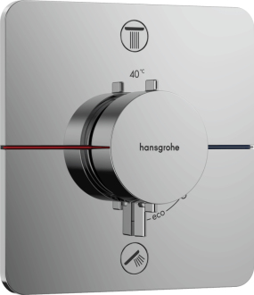 Vanová baterie Hansgrohe ShowerSelect Comfort Q bez podomítkového tělesa chrom 15586000
