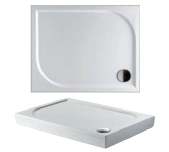 Sprchová vanička obdélníková Riho Kolping 100x90 cm litý mramor DB3200500000000