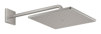 Hlavová sprcha Grohe Rainshower Cube na stěnu včetně sprchového ramena supersteel 26564DC0