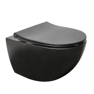 Sento zá WC sm.flush čer.mat  54cmvč.sed 7848-083-6147