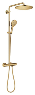 Sprchový systém Grohe Rainshower s termostatickou baterií Cool Sunrise 26836GL0