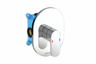 Sprchová baterie Ravak Chrome CR066.00 oblý bez podomítkového tělesa chrom X070057