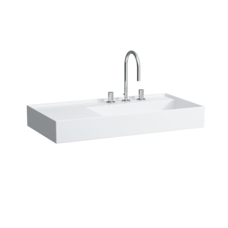 Umyvadlo Laufen Kartell By Laufen 90x16 cm bez otvoru pro baterii, bez přepadu H8103394001121