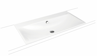 Zápustné umyvadlo Kaldewei Silenio 90x46x1,4 cm Perl-Effekt 907806013001