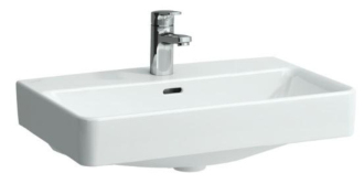 Umyvadlo Laufen Pro 60x38 cm otvor pro baterii uprostřed H8189594001041