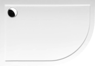 Sprchová vanička čtvrtkruhová Polysan 120x90 cm 64611