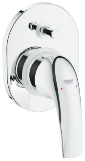 Vanová baterie Grohe BauCurve včetně podomítkového tělesa chrom 29043000