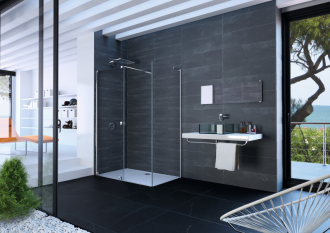 Sprchová zástěna walk-in / dveře 110x90 cm Huppe Xtensa HUPPEX11090L