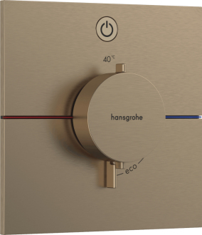 Sprchová baterie Hansgrohe ShowerSelect Comfort E bez podomítkového tělesa kartáčovaný bronz 15571140