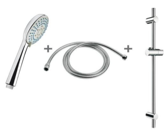 Sprchový set Jika Rio na stěnu chrom H3651R00043731