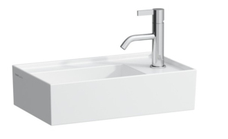 Umývátko Laufen Kartell By Laufen 46x28 cm otvor pro baterii, bez přepadu H8153340001111