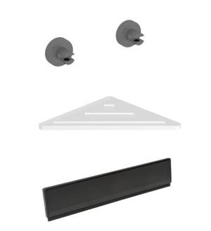Set polička + stěrka X-way SATDBXW16GM